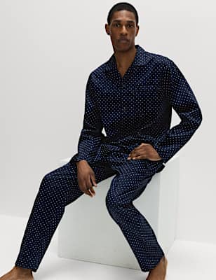 Pure Cotton Polka Dot Pyjama Set