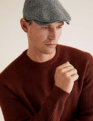 Dogstooth Flat Cap