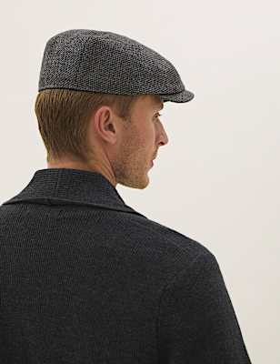 Dogstooth Baker Boy Hat with Thermowarmth™