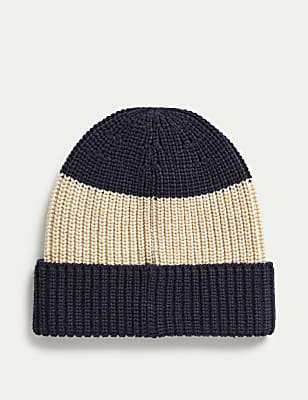 Striped Beanie Hat