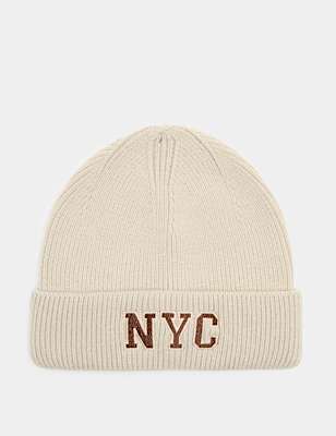 Embroidered NYC Beanie Hat