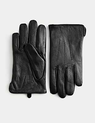 Leather Gloves with Thermowarmth&trade;