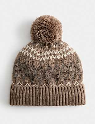 Fair Isle Beanie Hat