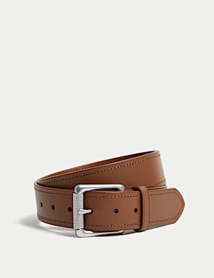 Leather Stitch Detail Belt