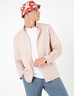 Jungle Leaf Print Bucket Hat