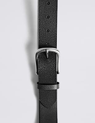 Leather Buckle Casual Belt
