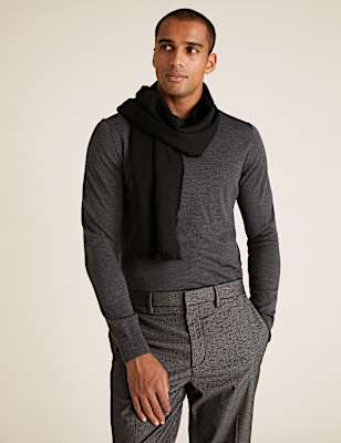 Geometric Textured Scarf