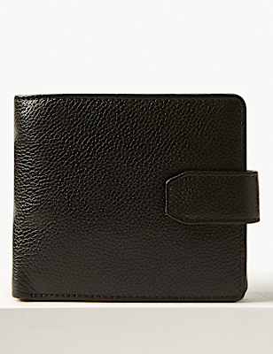 Leather Classic Bi-fold Coin Wallet with Cardsafe&trade;