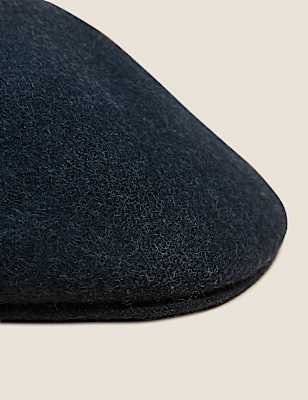 Pure Wool Flat Cap