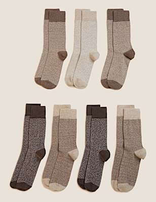 7 Pack Cool & Fresh&trade; Cotton Rich Socks