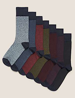 7 Pack Cool & Fresh&trade; Cotton Rich Socks