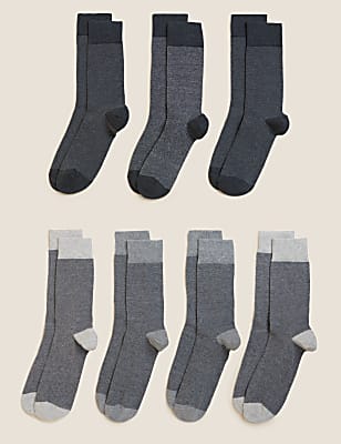 7 Pack Cool & Fresh&trade; Cotton Rich Socks