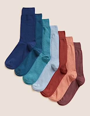 7pk Cool & Fresh&trade; Cotton Rich Socks