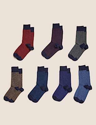 7pk Cool & Fresh&trade; Cotton Rich Socks