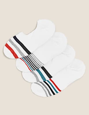 4 Pack Cool & Fresh&trade; Invisible Socks