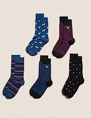 5pk Cool & Fresh&trade; Assorted Socks