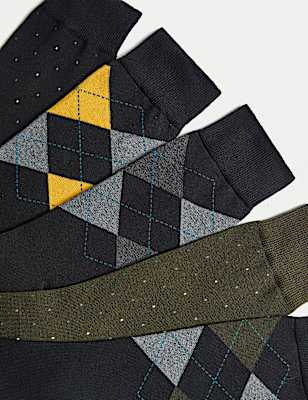 5pk Cool & Fresh&trade; Cotton Rich Socks