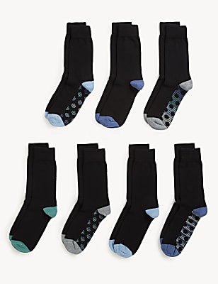 7pk Cool & Fresh&trade; Cotton Rich Socks