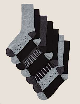 7pk Cool & Fresh&trade; Assorted Socks