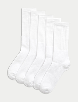 5pk Freshfeet™ Cotton Rich Cushioned Sports Socks