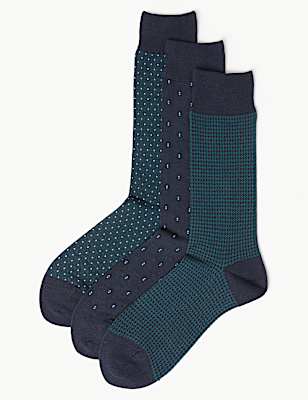 3 Pack Luxury Egyptian Cotton Socks