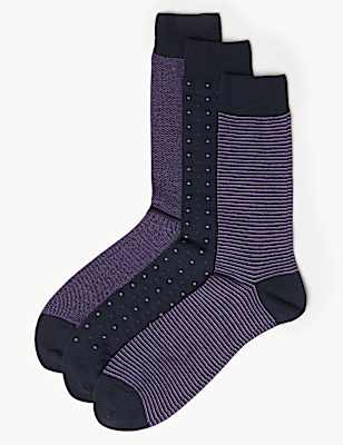 3 Pack Luxury Egyptian Cotton Socks