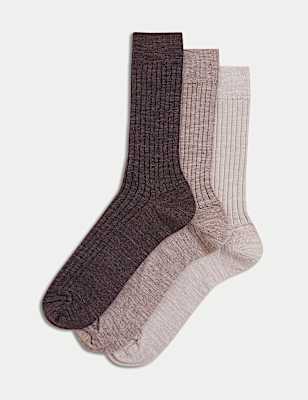 3 Pack Lambswool Smart Socks