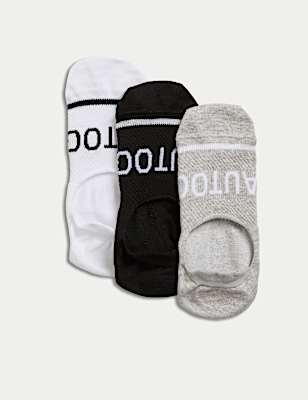 3pk Pima Cotton Blend Invisible Trainer Liners™