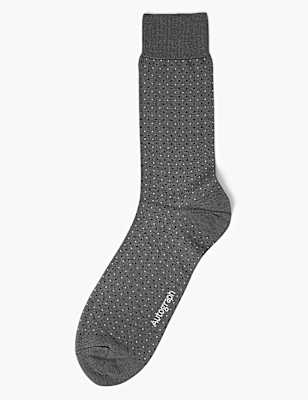 Modal Pima Cotton Polka Dot Socks