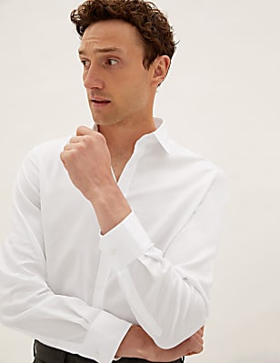 Tailored Fit Pure Cotton Shirt