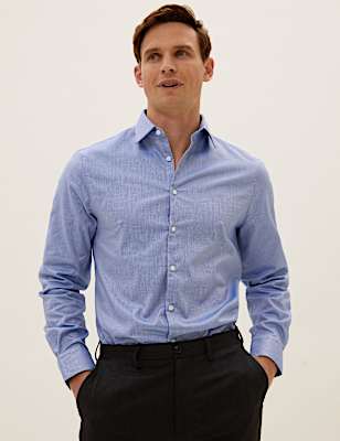 Slim Fit Cotton Stetch Shirt