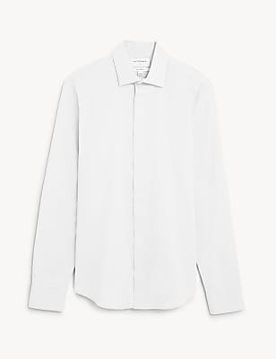 Slim Fit Easy Iron Cotton Rich Shirt