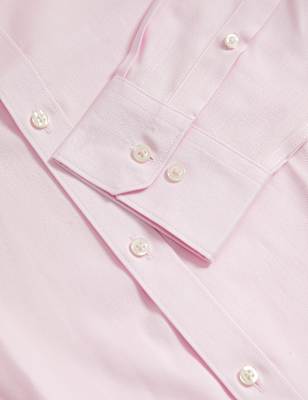 Slim Fit Non Iron Pure Cotton Twill Shirt