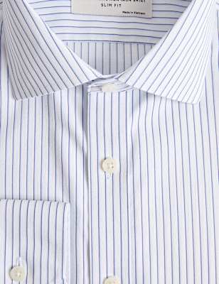 Ultimate Slim Fit Non Iron Striped Shirt
