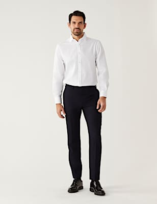 Regular Fit Pure Cotton Textured Shirt