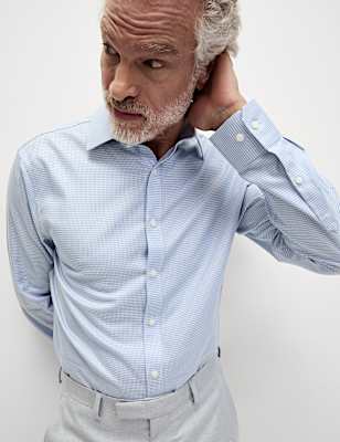 Regular Fit Ultimate Non Iron Textured Shirt