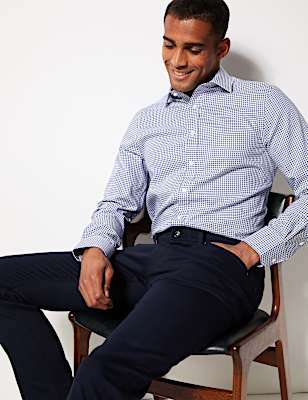 Pure Cotton Non-Iron Slim Fit Shirt
