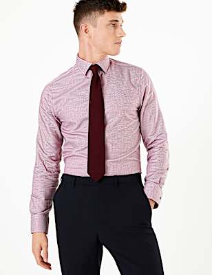 Pure Cotton Non-Iron Slim Fit Shirt