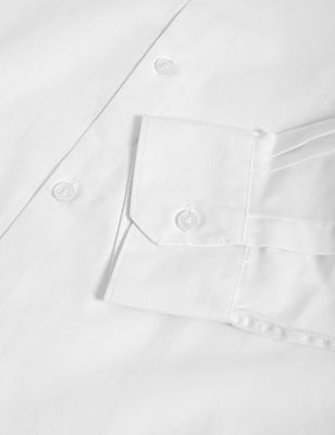 Slim Fit Easy Iron Cotton Blend Shirt