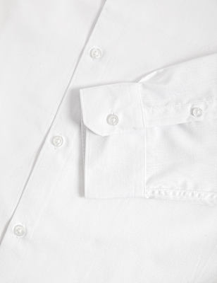 Regular Fit Easy Iron Cotton Blend Shirt