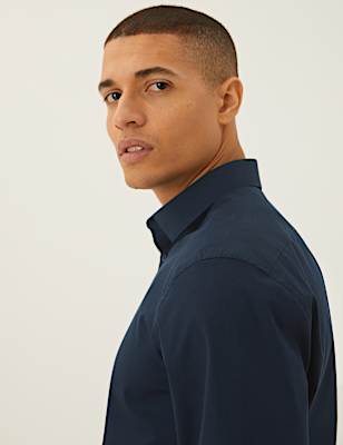 Regular Fit Easy Iron Pure Cotton Shirt