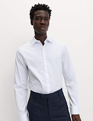 Regular Fit Easy Iron Pure Cotton Shirt