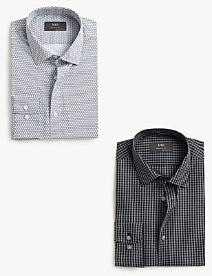 2pk Regular Fit Long Sleeve Shirts