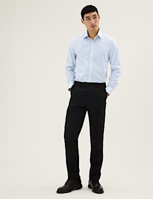 Slim Fit Pure Cotton Twill Striped Shirt