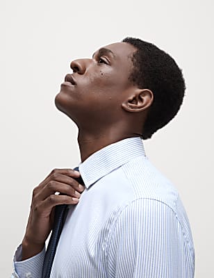 Slim Fit Luxury Cotton Striped Shirt