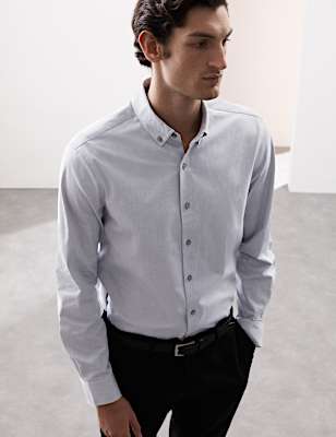 Regular Fit Cotton Stretch 360 Flex&trade; Shirt
