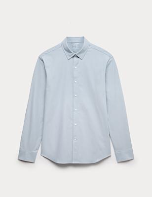 Slim Fit Cotton Stretch 360 Flex&trade; Shirt