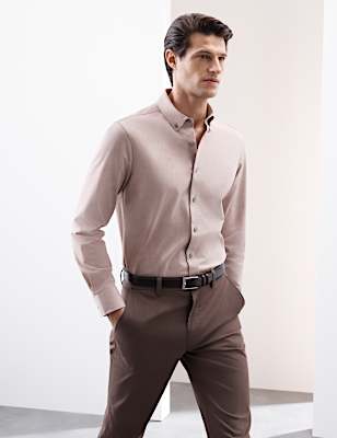 Slim Fit Cotton Stretch 360 Flex™ Shirt