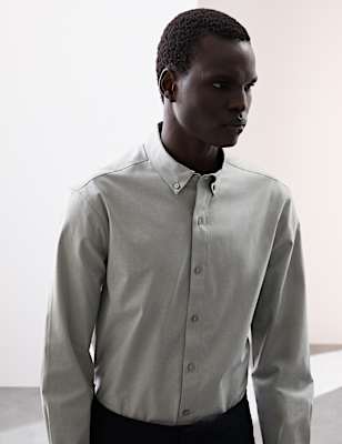 Slim Fit Cotton Stretch 360 Flex™ Shirt