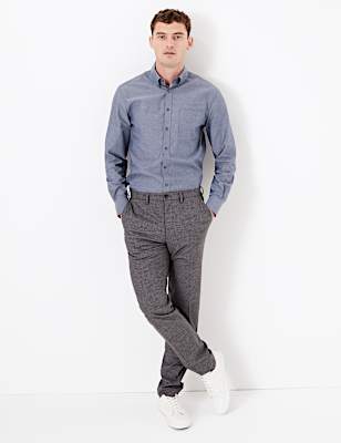 Tailored Fit Pure Cotton Oxford Shirt